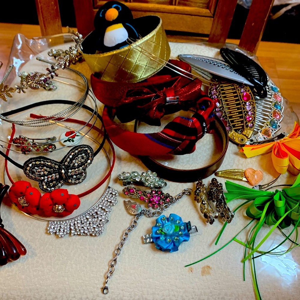 Ultimate girls hair accessories collection headband clips
